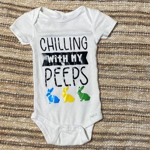 Lullaby Lane Easter Chilling With My Peeps Baby Onesie 12 Months
